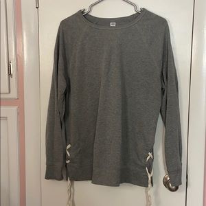 Slightly Worn Grey Old Navy Crewneck Pullover